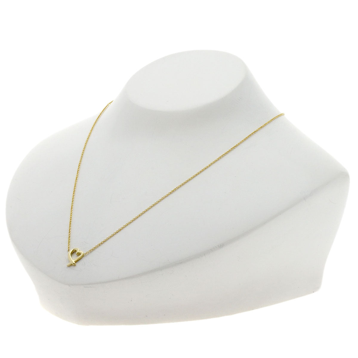 TIFFANY&Co. Loving heart Necklace K18 Yellow Gold Ladies [Used]