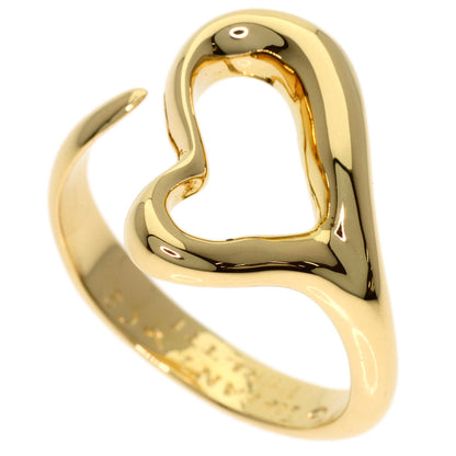 TIFFANY&Co. Open heart Ring K18 Yellow Gold Ladies [Used]