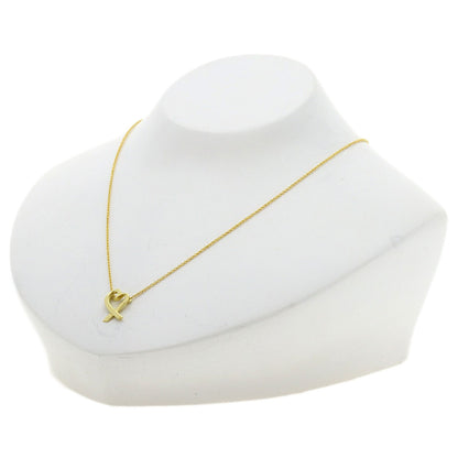 TIFFANY&Co. Loving heart Necklace K18 Yellow Gold Ladies [Used]