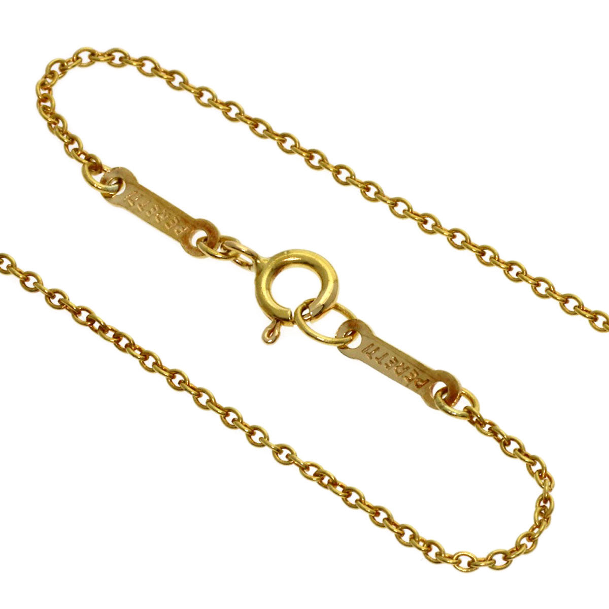TIFFANY&Co. Open heart Necklace K18 Yellow Gold Ladies [Used]