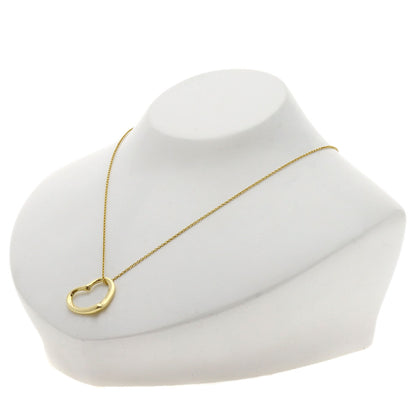 TIFFANY&Co. Open heart Necklace K18 Yellow Gold Ladies [Used]