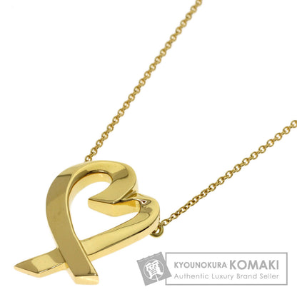 TIFFANY&Co. Loving heart Necklace K18 Yellow Gold Ladies [Used]