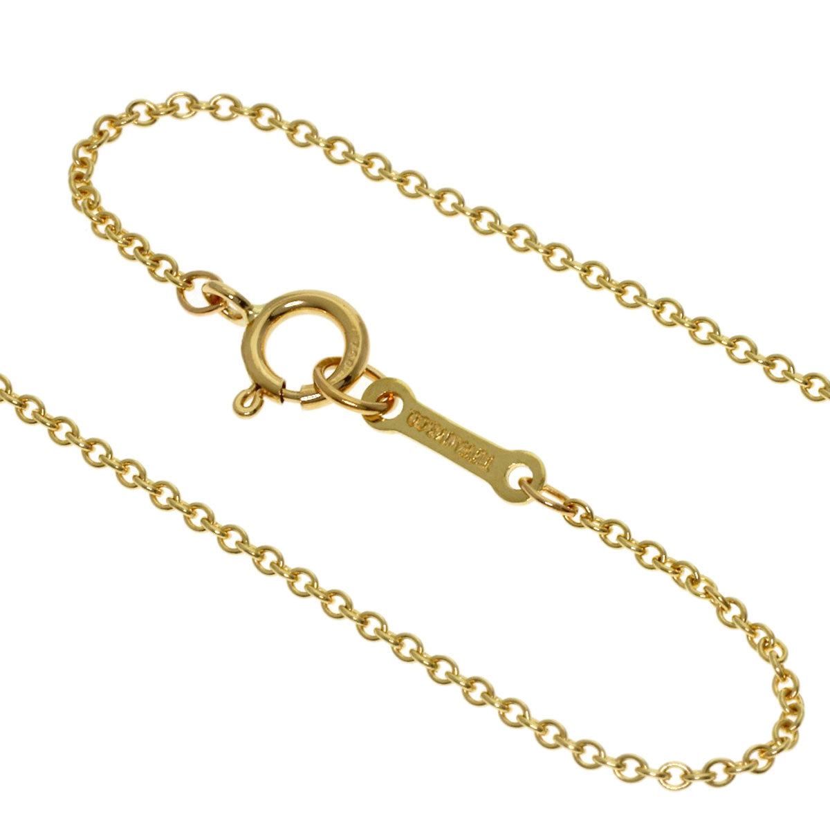TIFFANY&Co. Loving heart Necklace K18 Yellow Gold Ladies [Used]