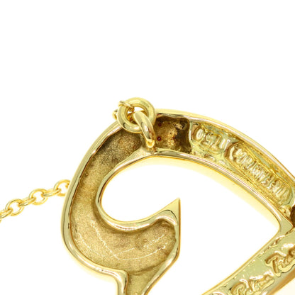 TIFFANY&Co. Loving heart Necklace K18 Yellow Gold Ladies [Used]