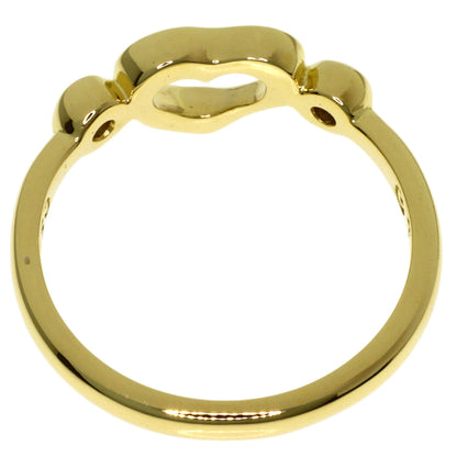 TIFFANY&Co. Open Heart Diamond Ring K18 Yellow Gold Ladies [Used]