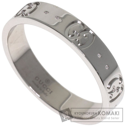 GUCCI Icon #14 Ring K18 White Gold Ladies [Used]
