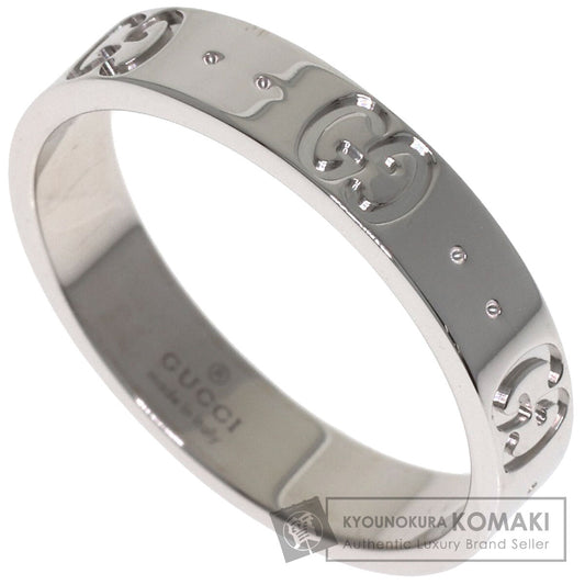 GUCCI Icon #14 Ring K18 White Gold Ladies [Used]