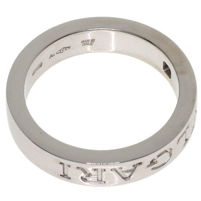 BVLGARI Double logo 1P Diamond Ring K18 White Gold Ladies [Used]