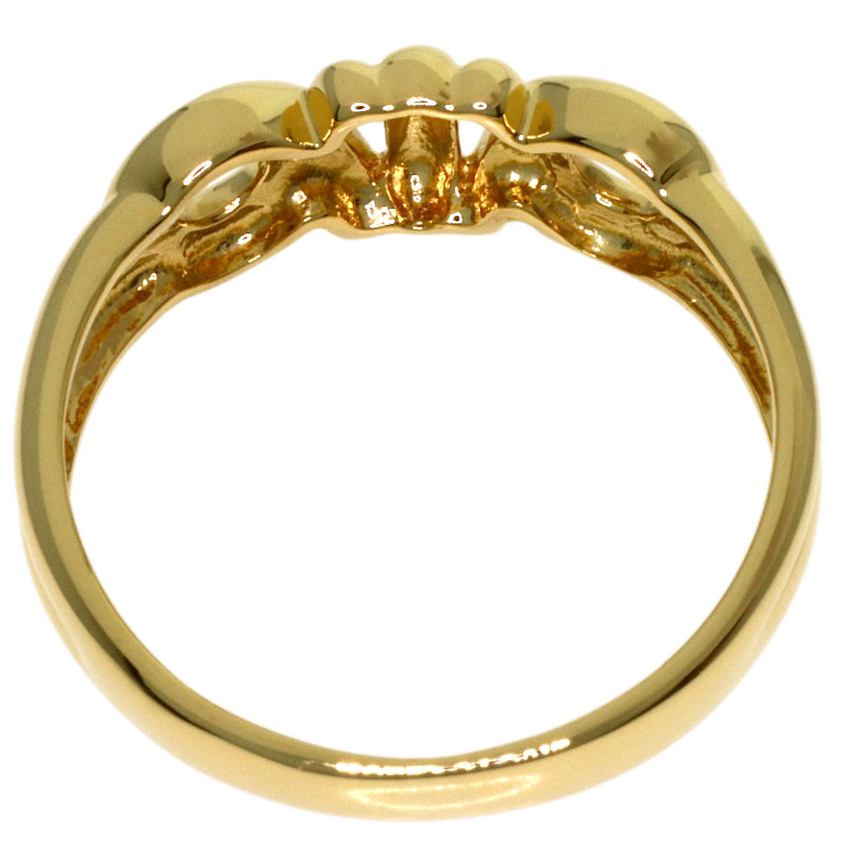 Dior Design ring Ring K18 Yellow Gold Ladies [Used]