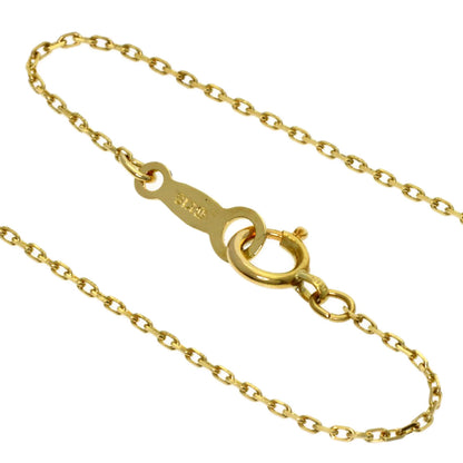 MIKIMOTO Pearl Pearl 1P Diamond Necklace K18 Yellow Gold Ladies [Used]