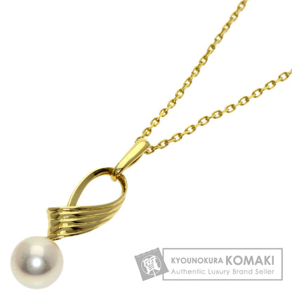 MIKIMOTO Pearl Pearl Necklace K18 Yellow Gold Ladies [Used]