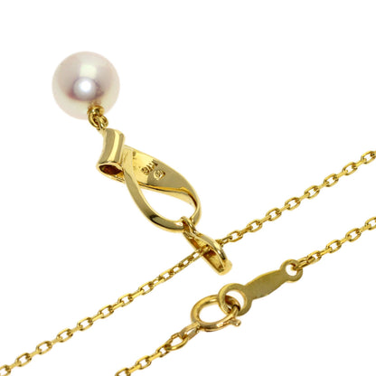 MIKIMOTO Pearl Pearl Necklace K18 Yellow Gold Ladies [Used]