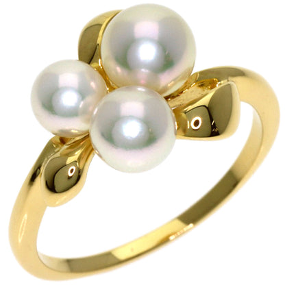 MIKIMOTO Pearl Pearl Ring K18 Yellow Gold Ladies [Used]