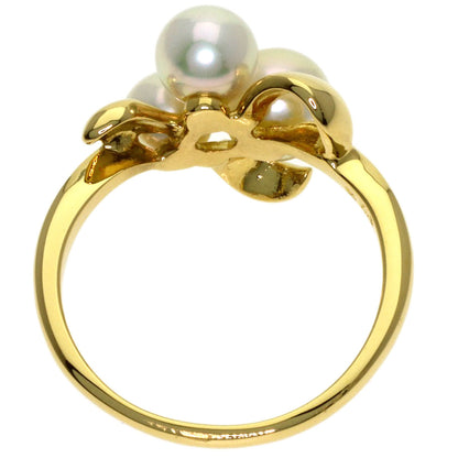 MIKIMOTO Pearl Pearl Ring K18 Yellow Gold Ladies [Used]