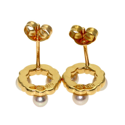 TASAKI Pearl Pearl earring K18 Yellow Gold Ladies [Used]