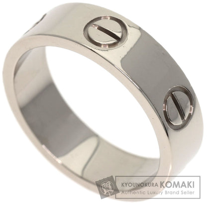 CARTIER love ring #53 Ring K18 White Gold Ladies [Used]