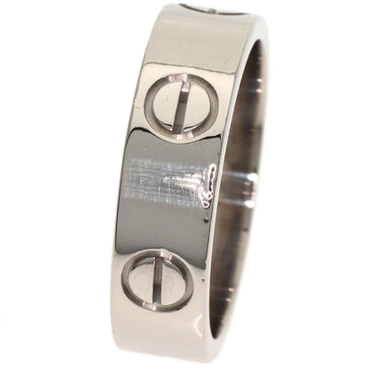 CARTIER love ring #53 Ring K18 White Gold Ladies [Used]