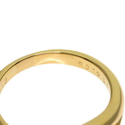POLA Sapphire Diamond Ring K18 Yellow Gold Ladies [Used]