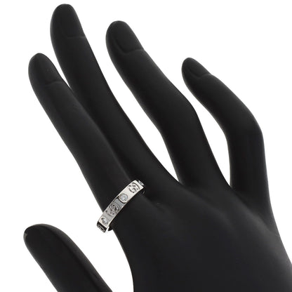 GUCCI Icon Diamond #13 Ring K18 White Gold Ladies [Used]