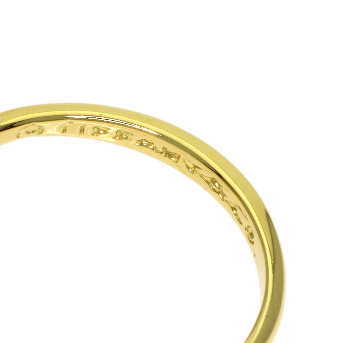 TIFFANY&Co. Full Heart 2P Diamond Ring K18 Yellow Gold Ladies [Used]