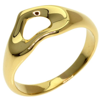 TIFFANY&Co. Open heart Ring K18 Yellow Gold Ladies [Used]