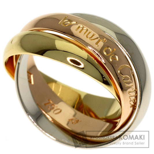 CARTIER Trinity #45 Ring K18 Yellow Gold K18 White GoldLadies [Used]