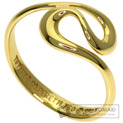 TIFFANY&Co. open wave Ring K18 Yellow Gold Ladies [Used]
