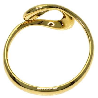 TIFFANY&Co. open wave Ring K18 Yellow Gold Ladies [Used]
