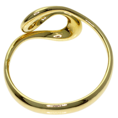 TIFFANY&Co. open wave Ring K18 Yellow Gold Ladies [Used]