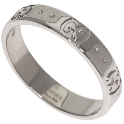 GUCCI Icon #14 Ring K18 White Gold Ladies [Used]