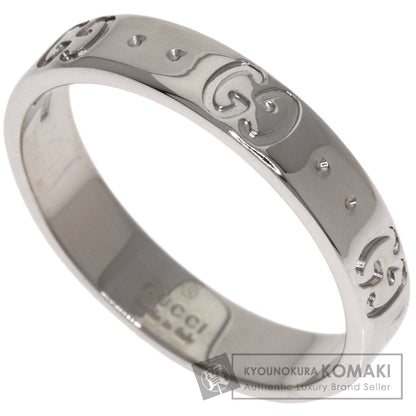 GUCCI Icon #14 Ring K18 White Gold Ladies [Used]