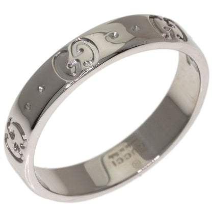 GUCCI Icon #14 Ring K18 White Gold Ladies [Used]