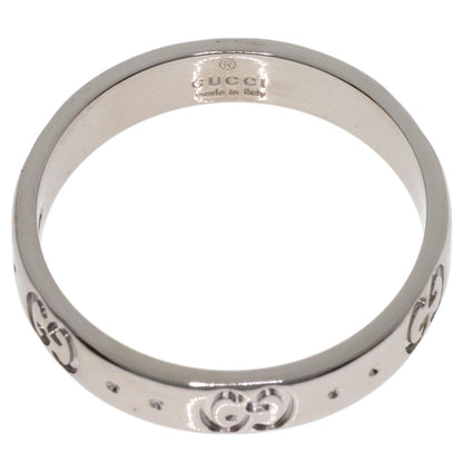 GUCCI Icon #14 Ring K18 White Gold Ladies [Used]