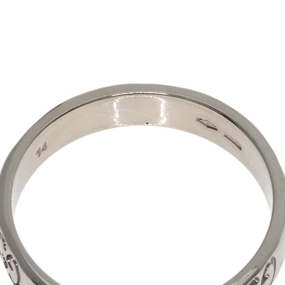 GUCCI Icon #14 Ring K18 White Gold Ladies [Used]