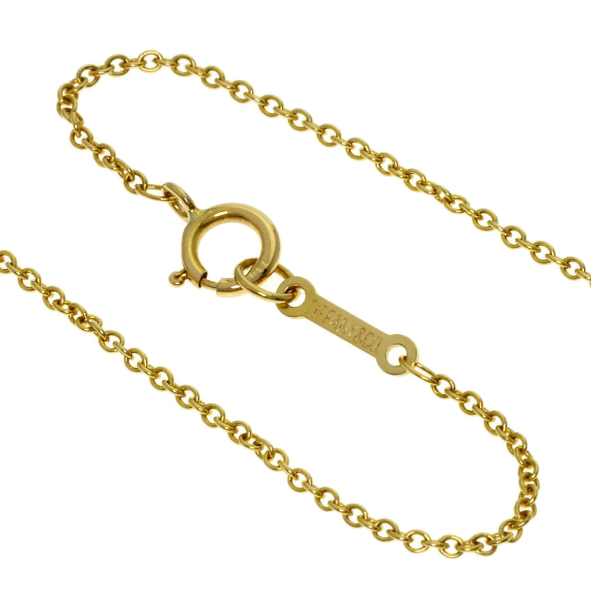 TIFFANY&Co. Loving heart Necklace K18 Yellow Gold Ladies [Used]