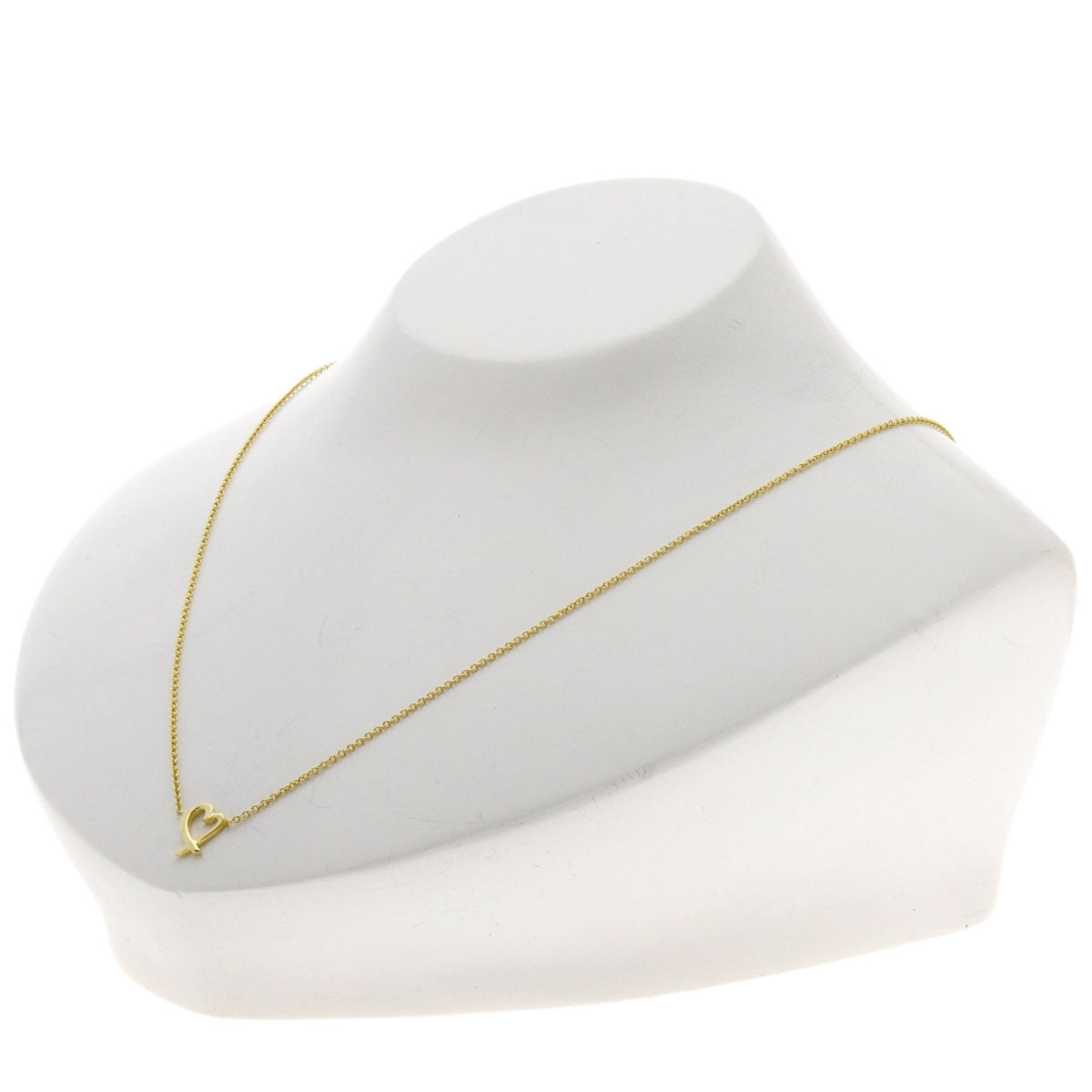 TIFFANY&Co. Loving heart Necklace K18 Yellow Gold Ladies [Used]