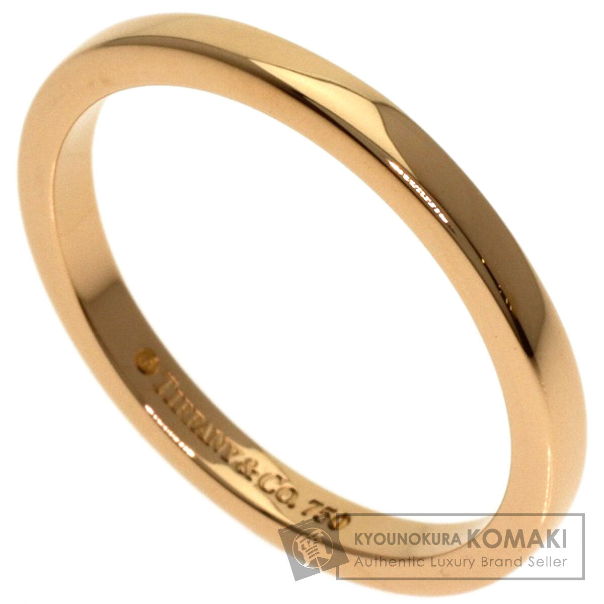 TIFFANY&Co. wedding Ring K18 Pink Gold Ladies [Used]