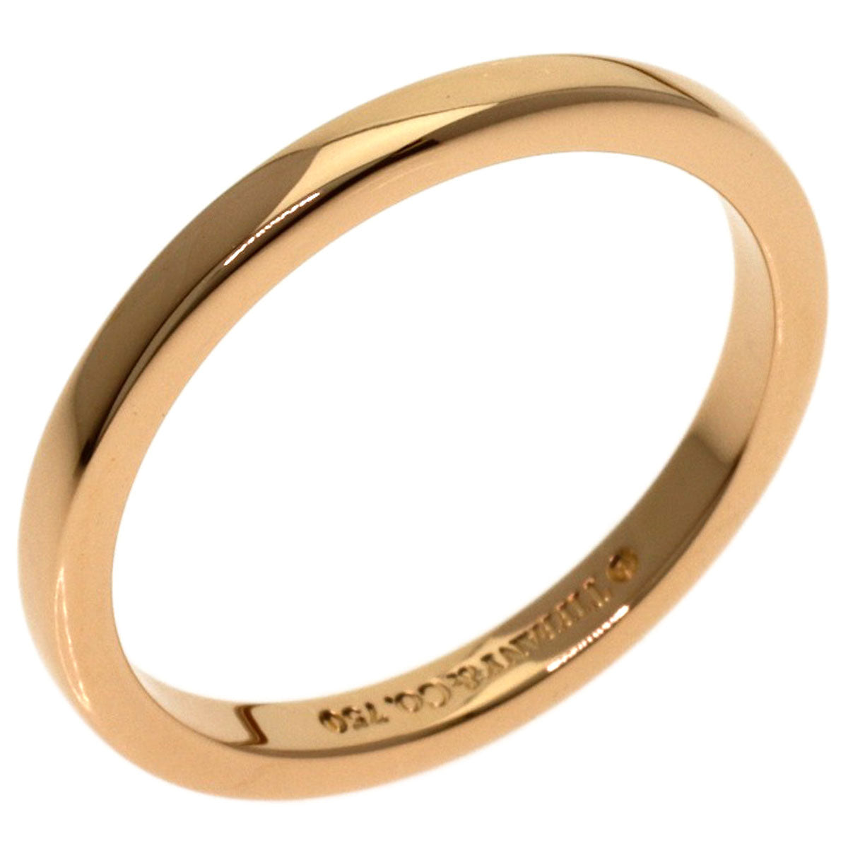 TIFFANY&Co. wedding Ring K18 Pink Gold Ladies [Used]