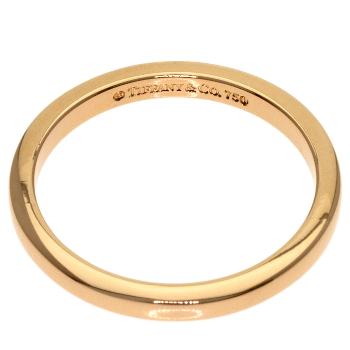 TIFFANY&Co. wedding Ring K18 Pink Gold Ladies [Used]