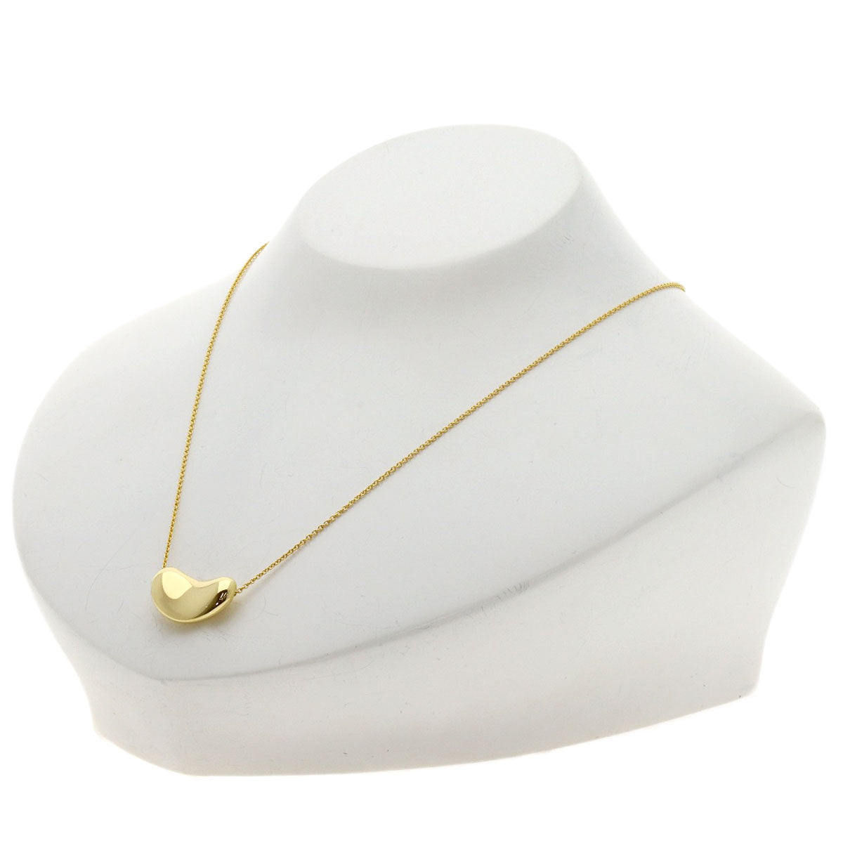 TIFFANY&Co. Bean Necklace K18 Yellow Gold Ladies [Used]