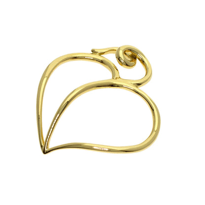 TIFFANY&Co. apple heart Pendant top K18 Yellow Gold Ladies [Used]