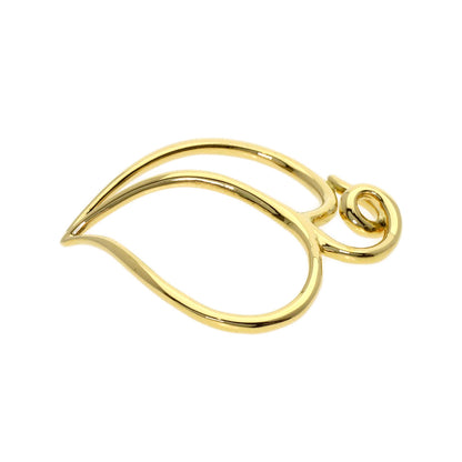 TIFFANY&Co. apple heart Pendant top K18 Yellow Gold Ladies [Used]