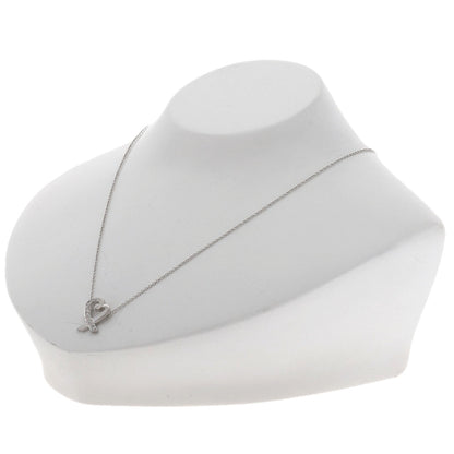 TIFFANY&Co. Loving Heart Diamond Necklace K18 White Gold Ladies [Used]