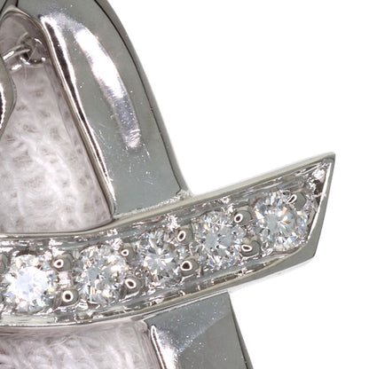 TIFFANY&Co. Loving Heart Diamond Necklace K18 White Gold Ladies [Used]