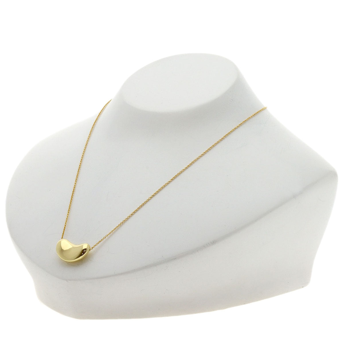 TIFFANY&Co. Bean Necklace K18 Yellow Gold Ladies [Used]