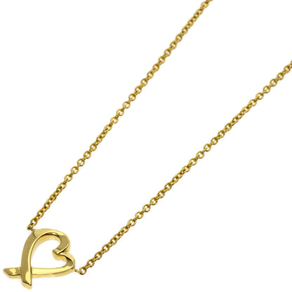 TIFFANY&Co. Loving heart Necklace K18 Yellow Gold Ladies [Used]
