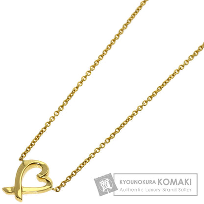 TIFFANY&Co. Loving heart Necklace K18 Yellow Gold Ladies [Used]