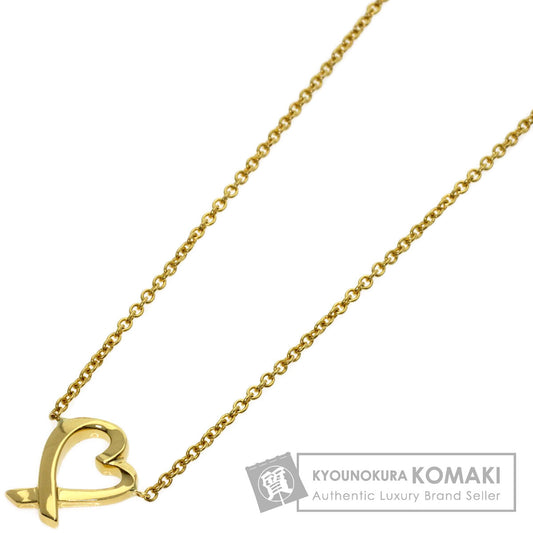 TIFFANY&Co. Loving heart Necklace K18 Yellow Gold Ladies [Used]