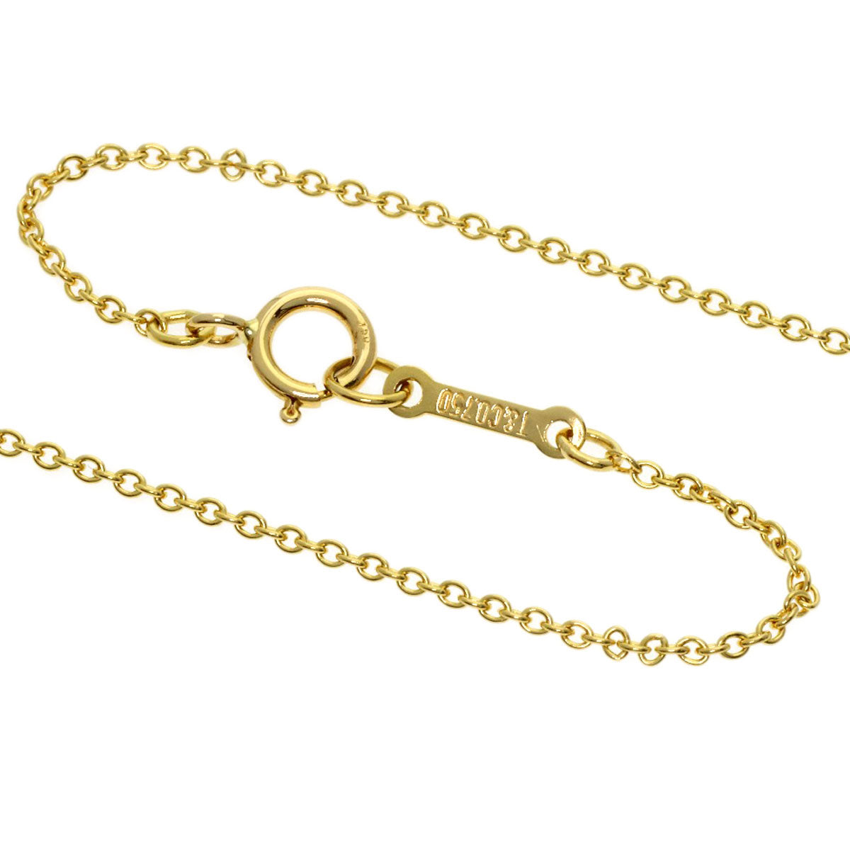 TIFFANY&Co. Loving heart Necklace K18 Yellow Gold Ladies [Used]