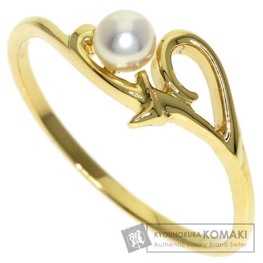 MIKIMOTO Pearl Pearl Ring K18 Yellow Gold Ladies [Used]
